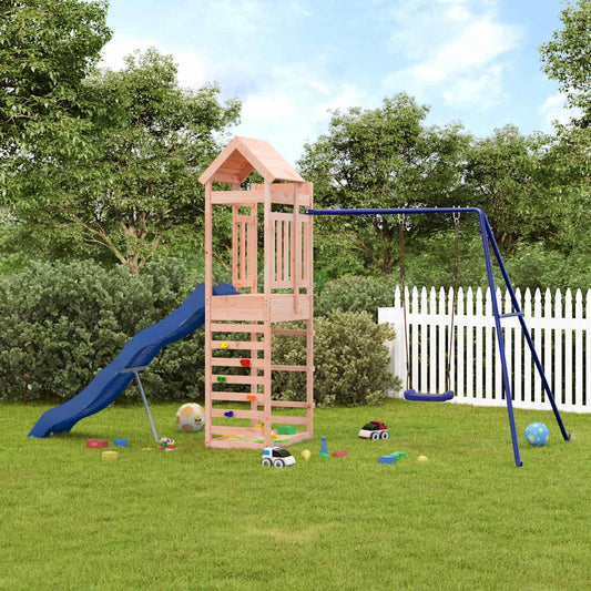 outdoor playground, rough wood