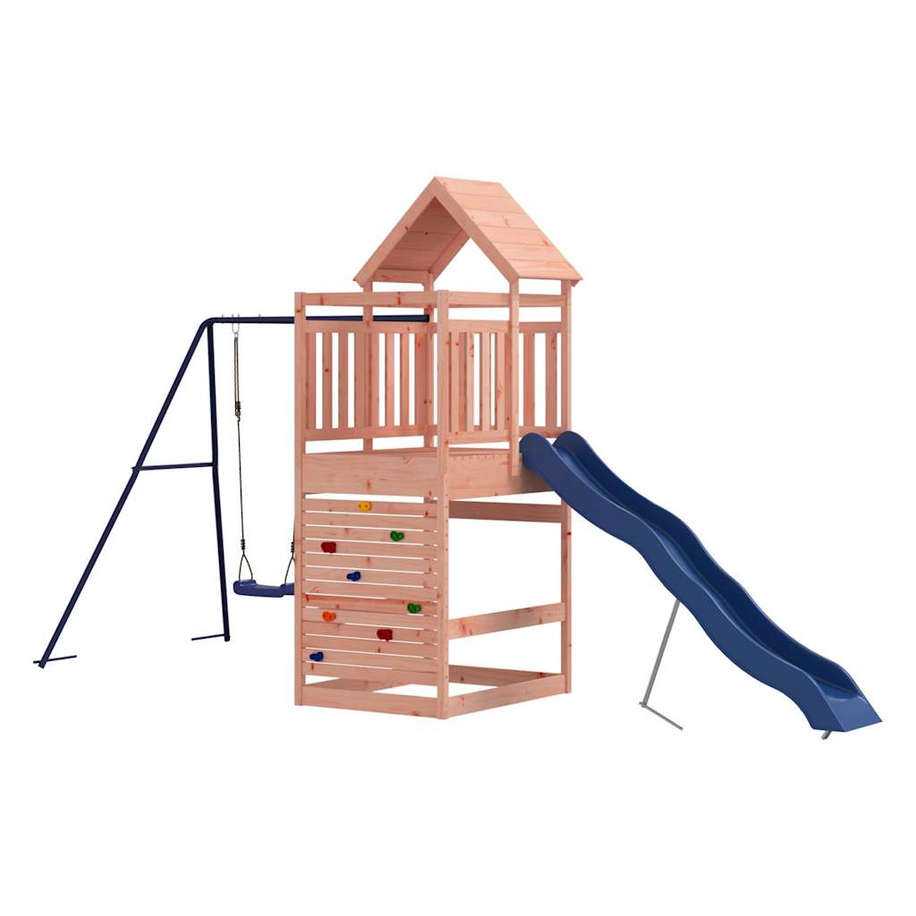 outdoor playground, rough wood