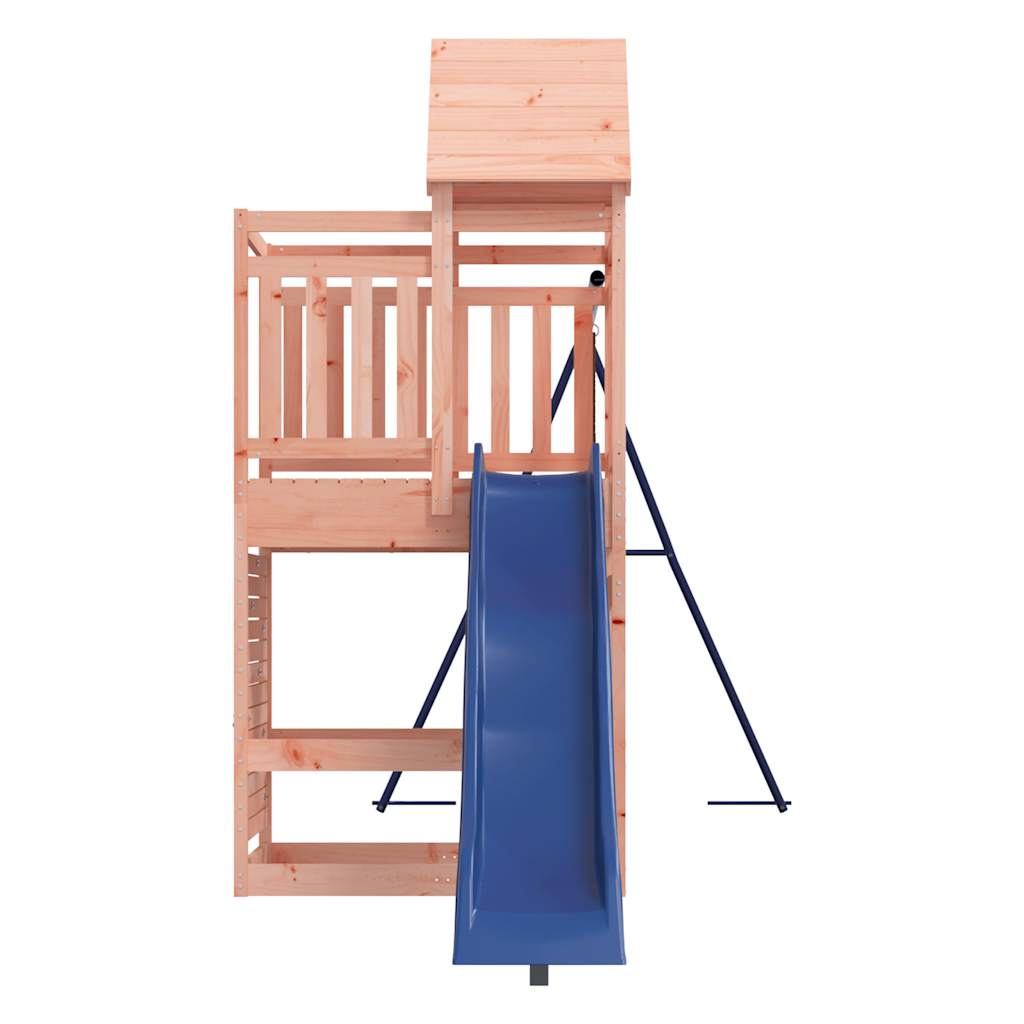 outdoor playground, rough wood