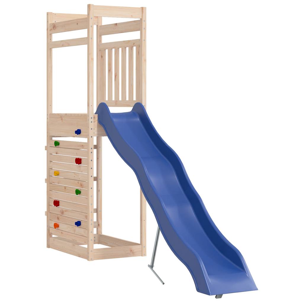 outdoor playground, pine wood