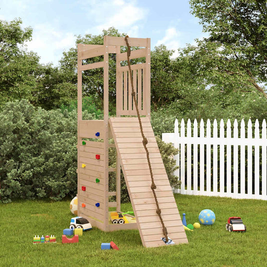 outdoor playground, pine wood