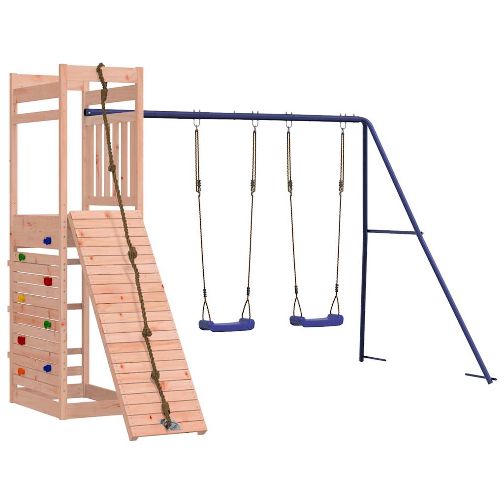 outdoor playground, rough wood