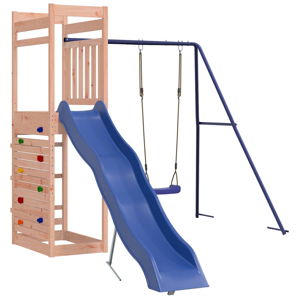 outdoor playground, rough wood