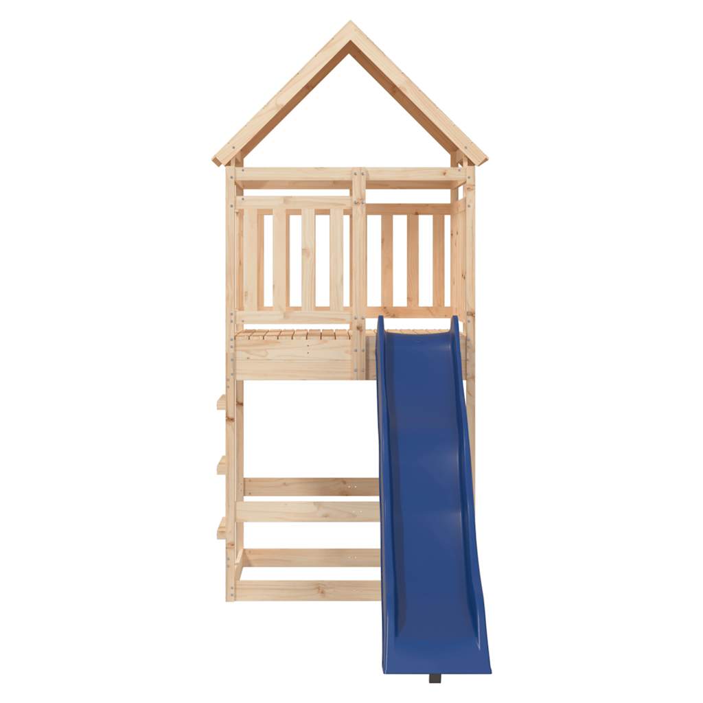 outdoor playground, pine wood