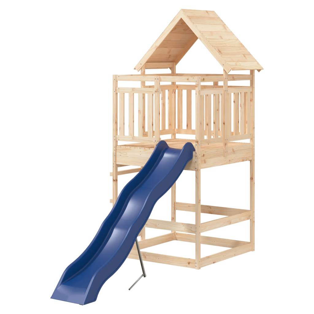 outdoor playground, pine wood