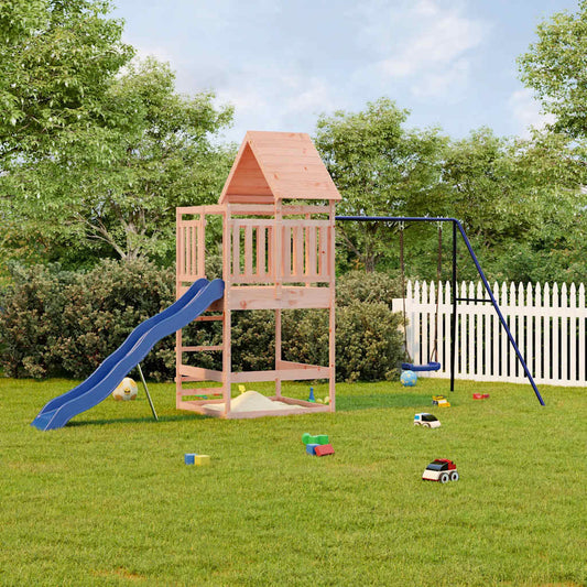 outdoor playground, rough wood