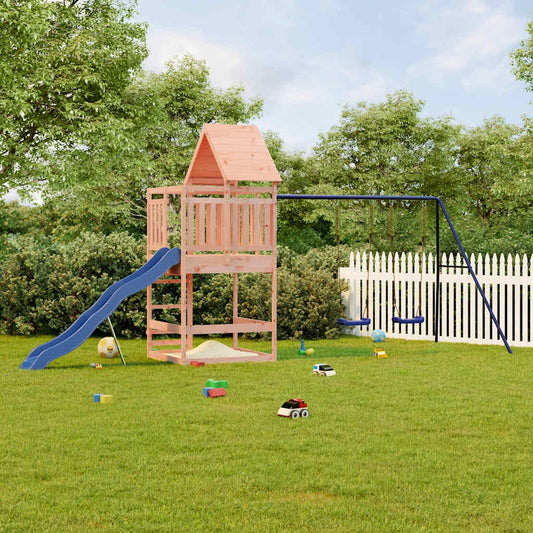 outdoor playground, rough wood