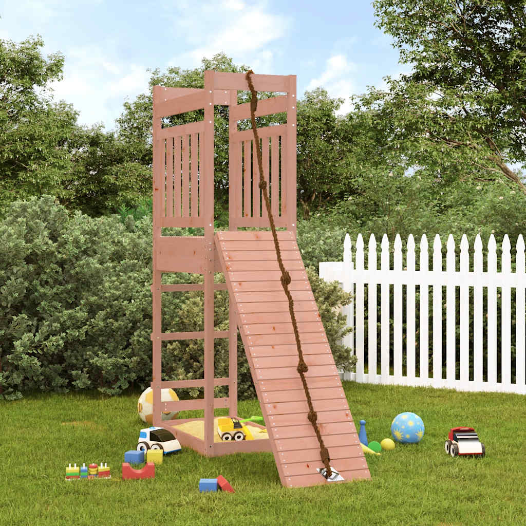 outdoor playground, rough wood