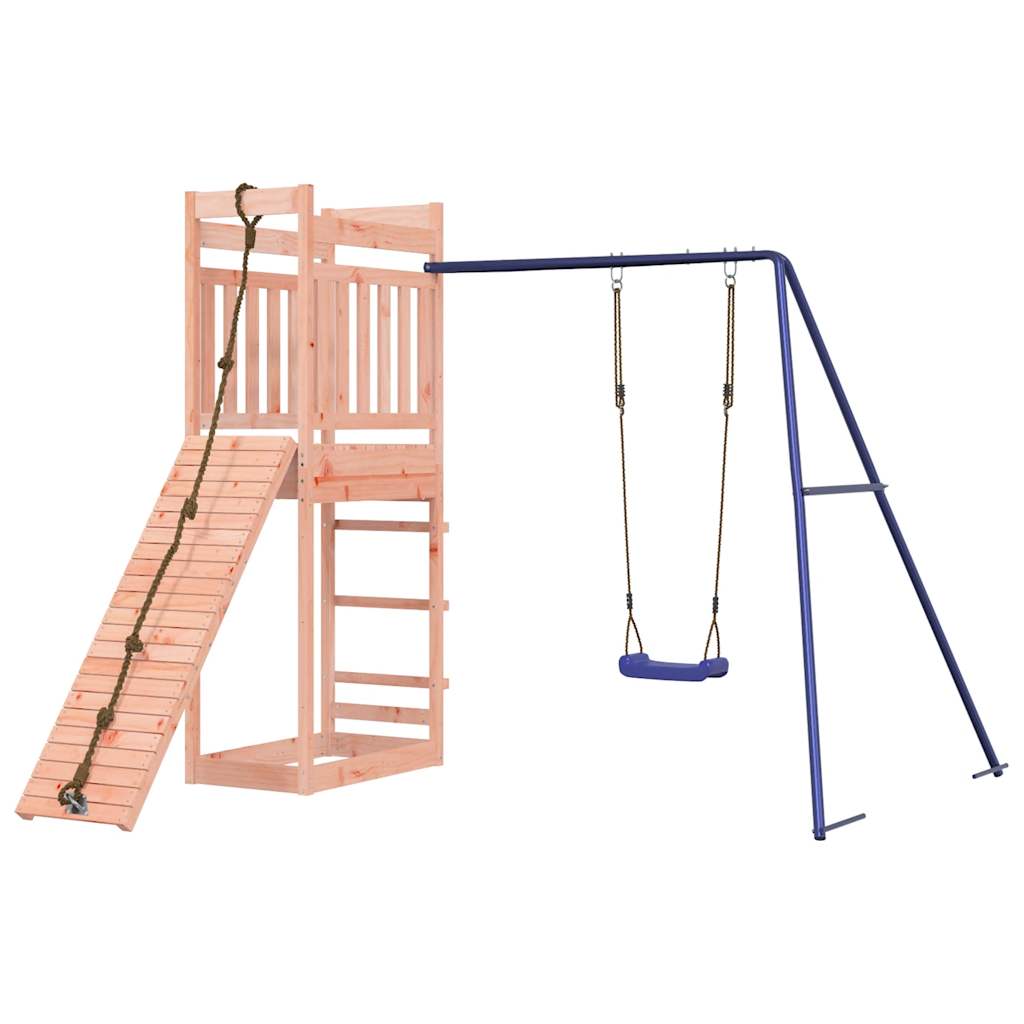 outdoor playground, rough wood