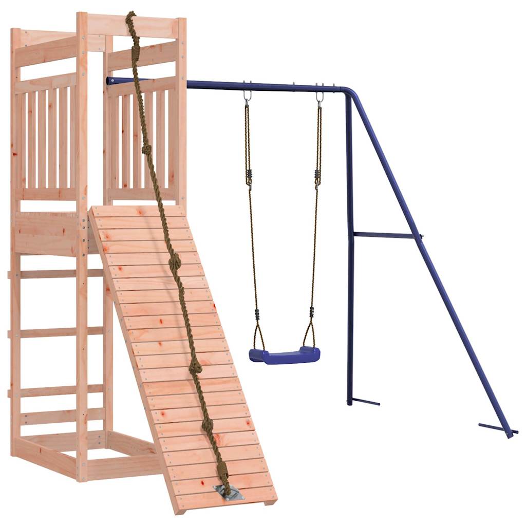 outdoor playground, rough wood