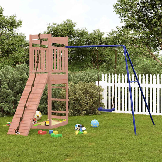 outdoor playground, rough wood