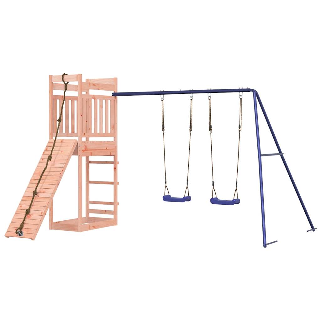 outdoor playground, rough wood