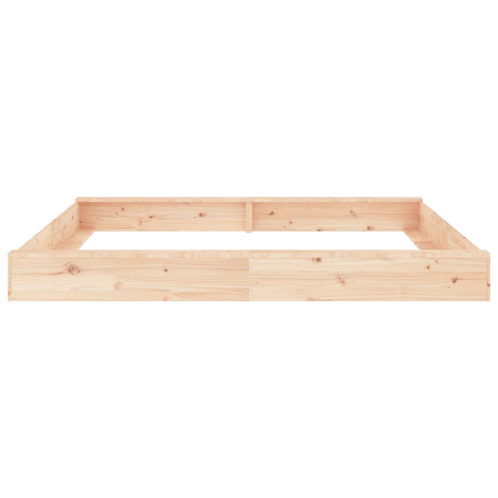 sandbox with seats, square, pine wood