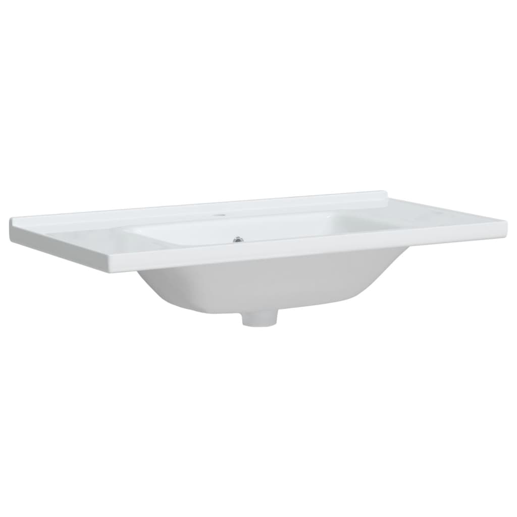 bathroom sink, white, 91.5x48x19.5 cm, square, ceramic