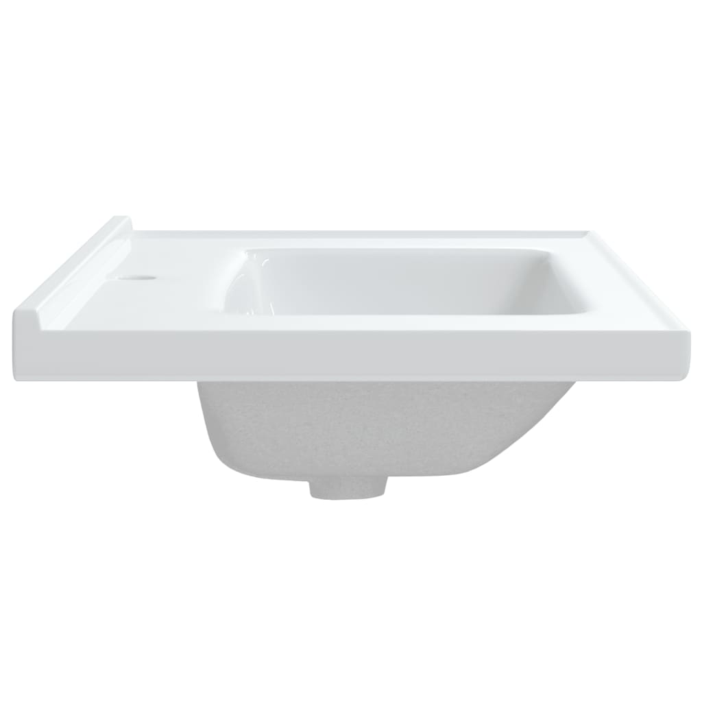 bathroom sink, white, 91.5x48x19.5 cm, square, ceramic