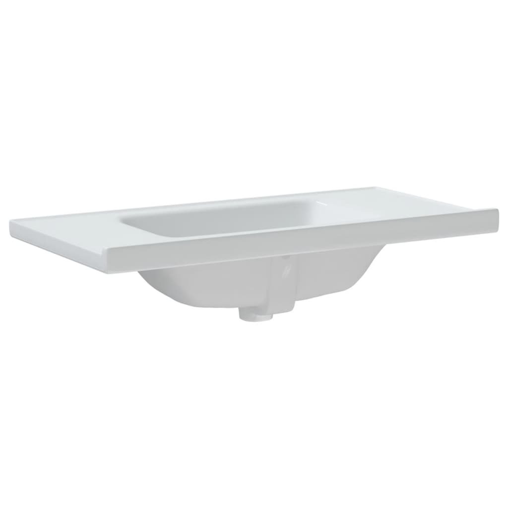 bathroom sink, white, 91.5x48x19.5 cm, square, ceramic