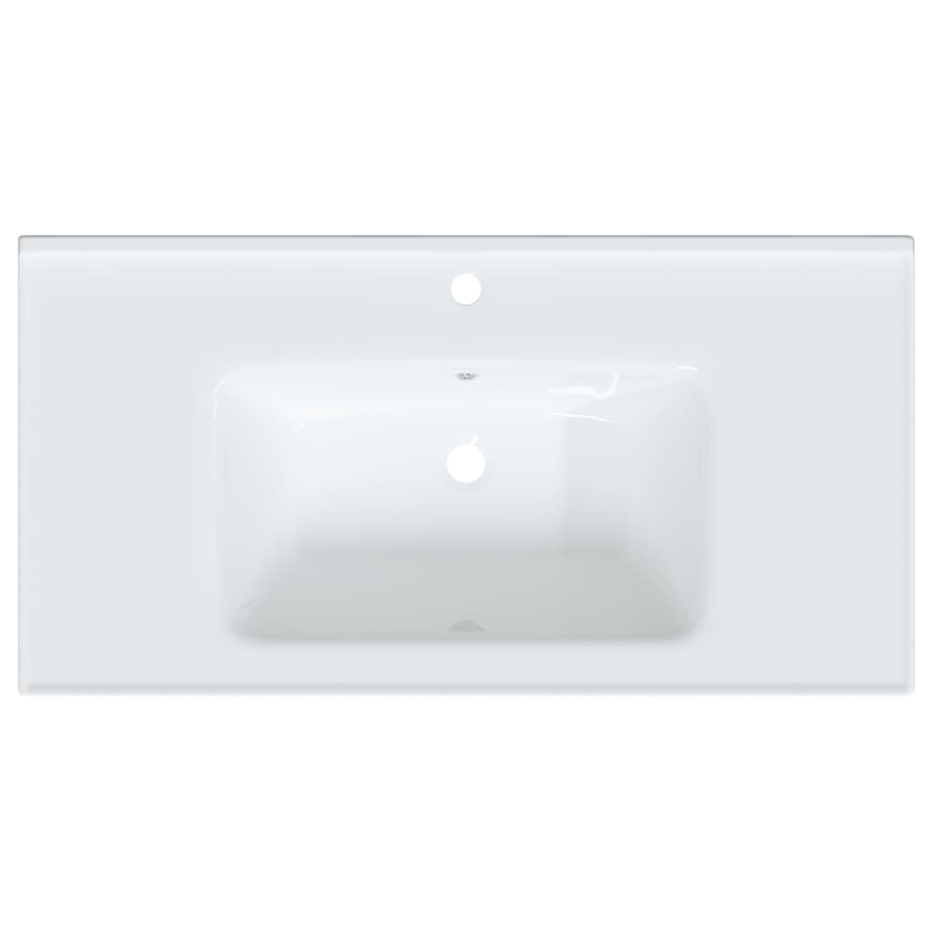 bathroom sink, white, 91.5x48x19.5 cm, square, ceramic