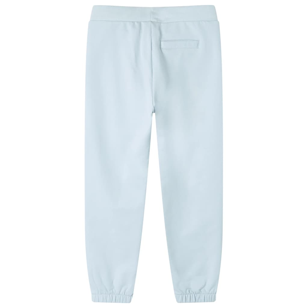 Children's sweatpants, light blue, 128