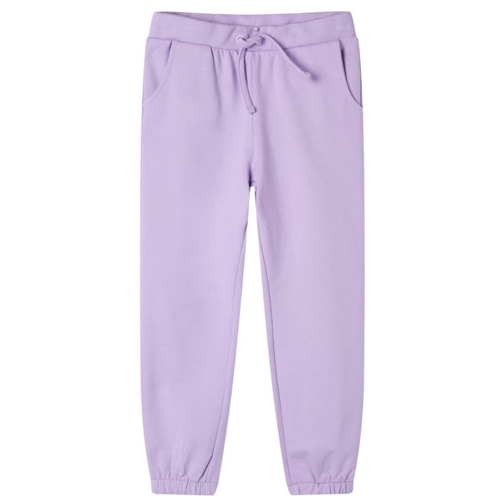 Children's sweatpants, purple, 140