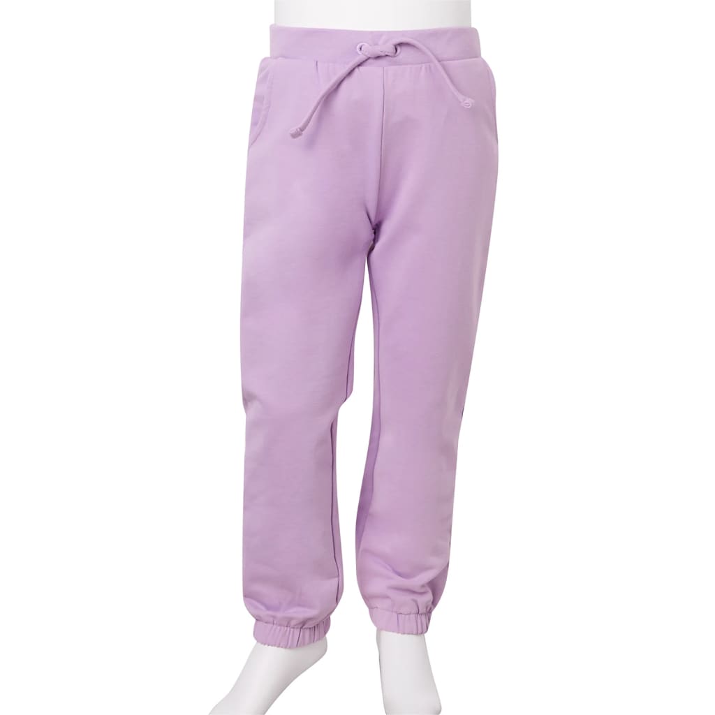 Children's sweatpants, purple, 140