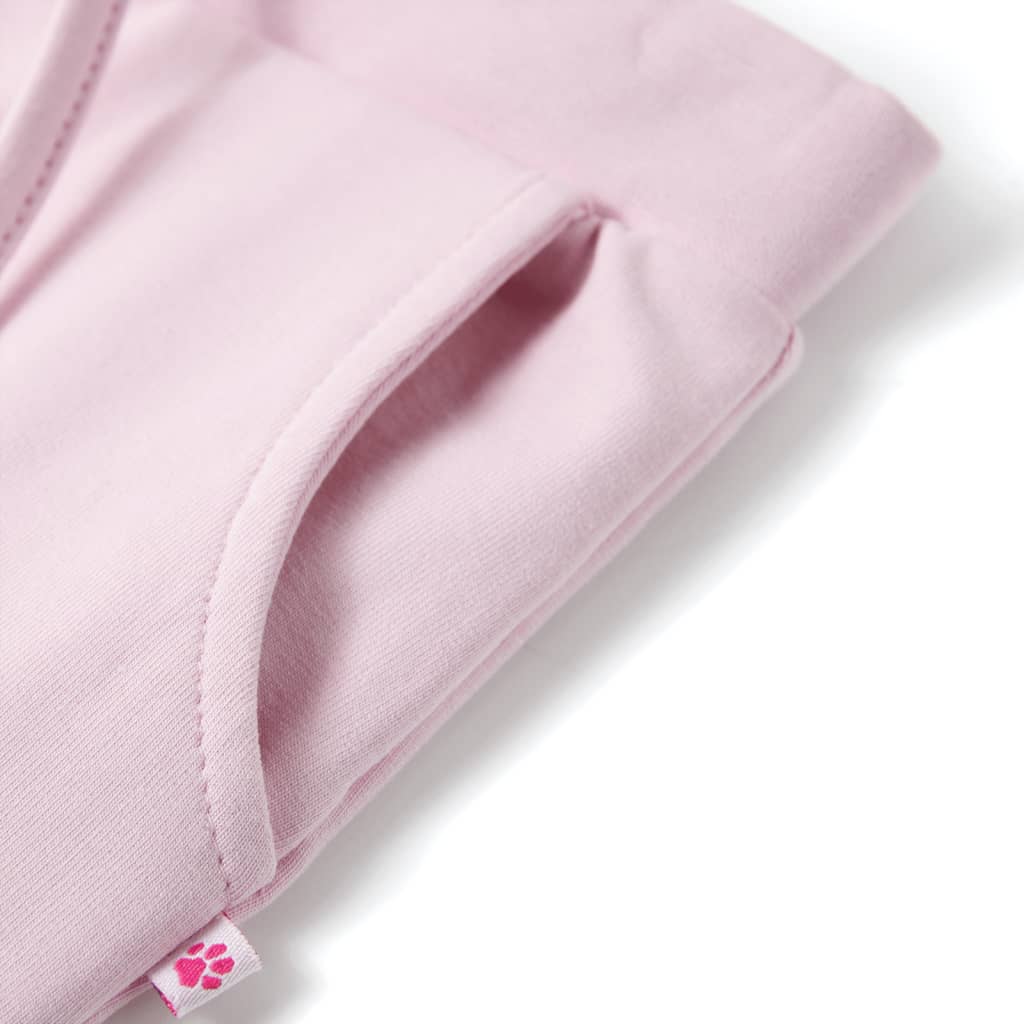 Children's sweatpants, light pink, 92