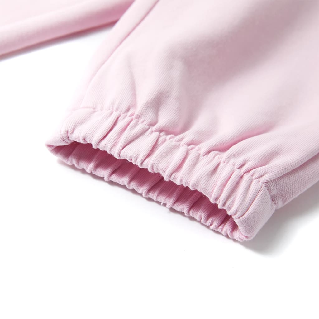 Children's sweatpants, light pink, 92