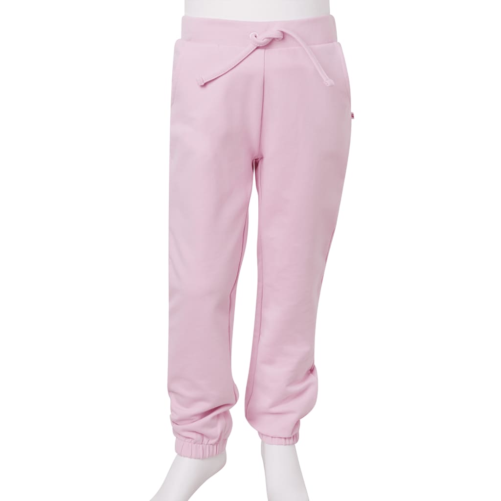 Children's sweatpants, light pink, 92