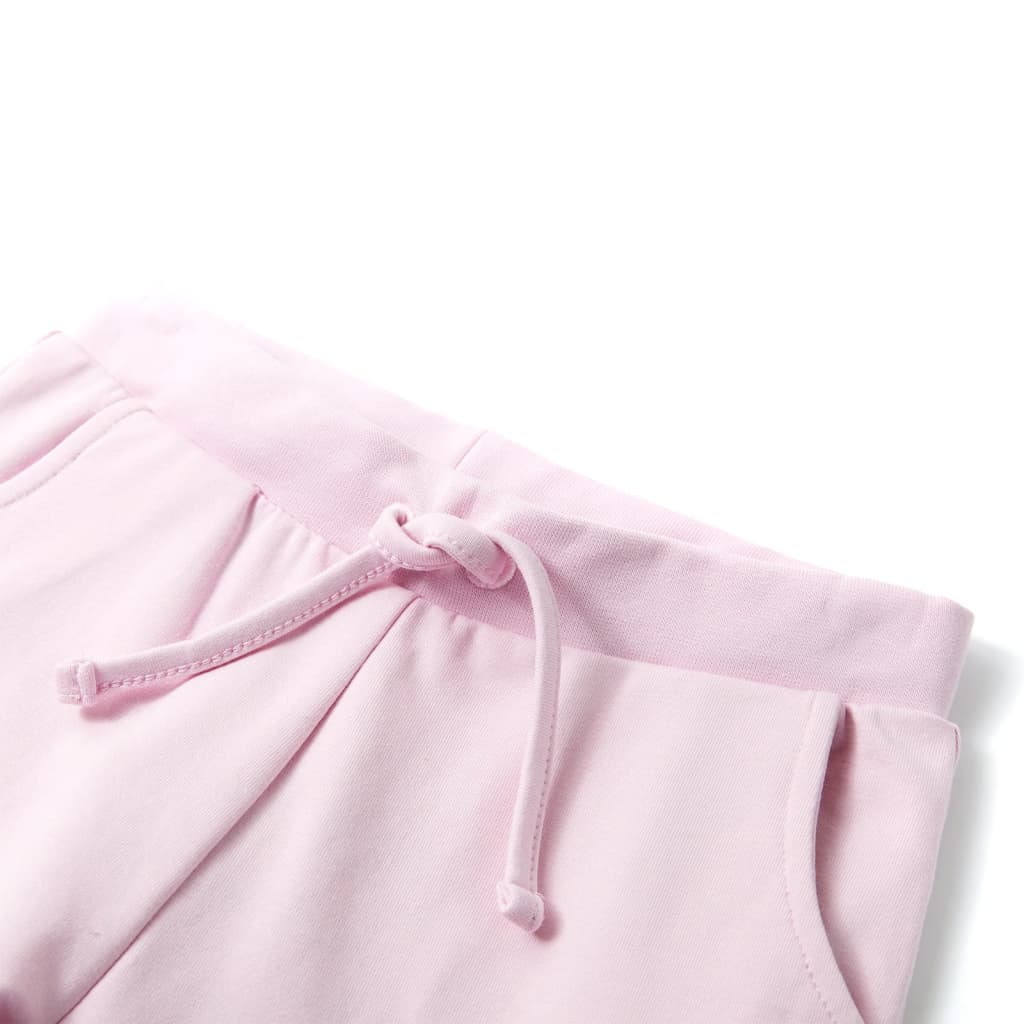 Children's sweatpants, light pink, 104