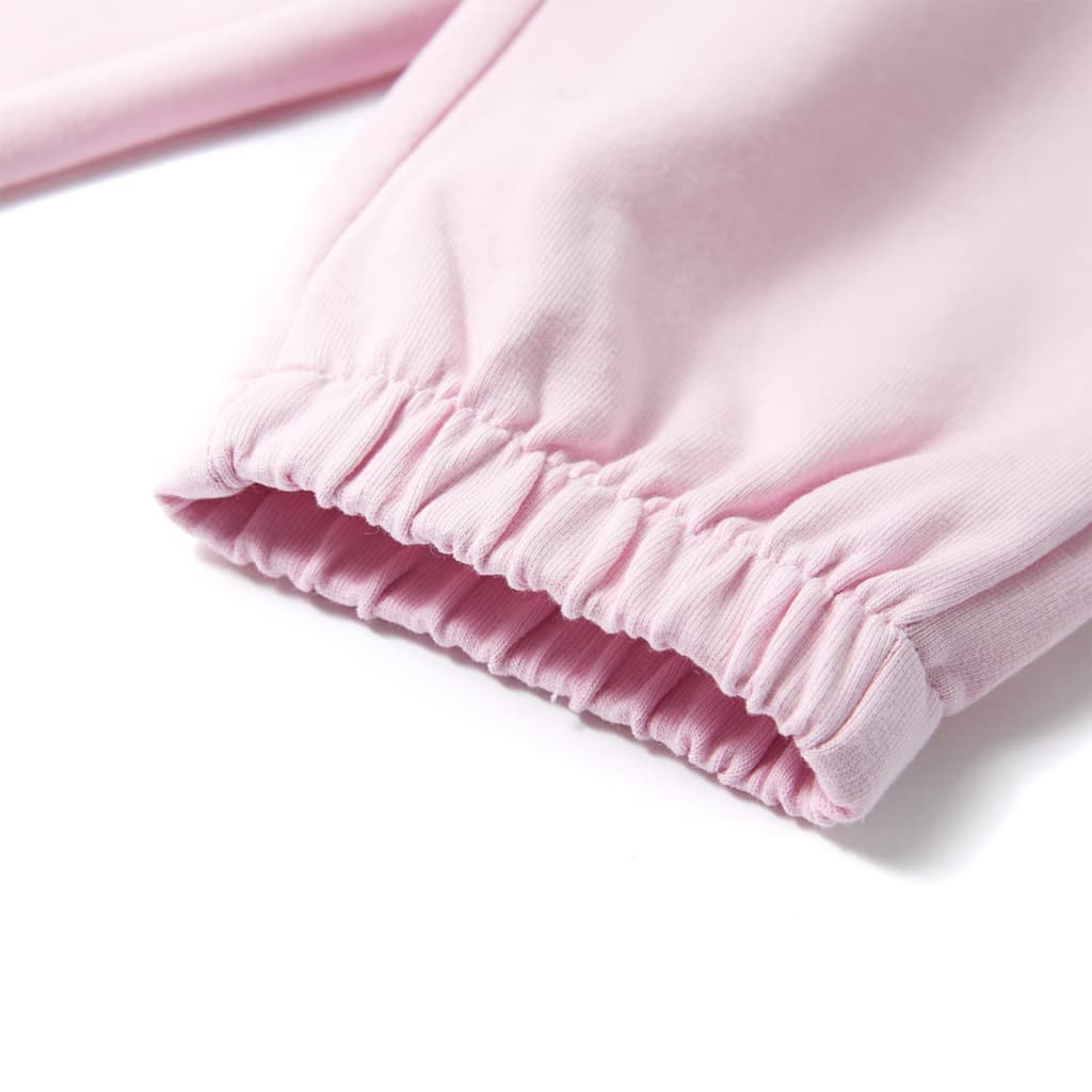 Children's sweatpants, light pink, 116