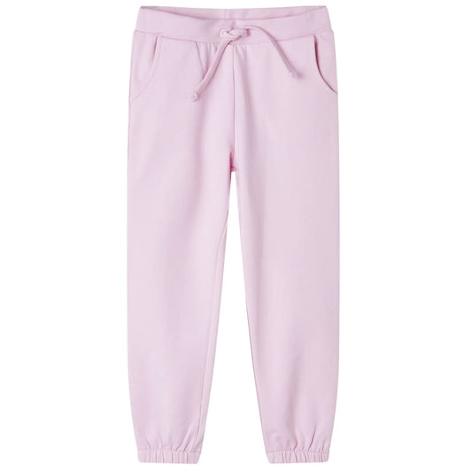 Children's sweatpants, light pink, 128