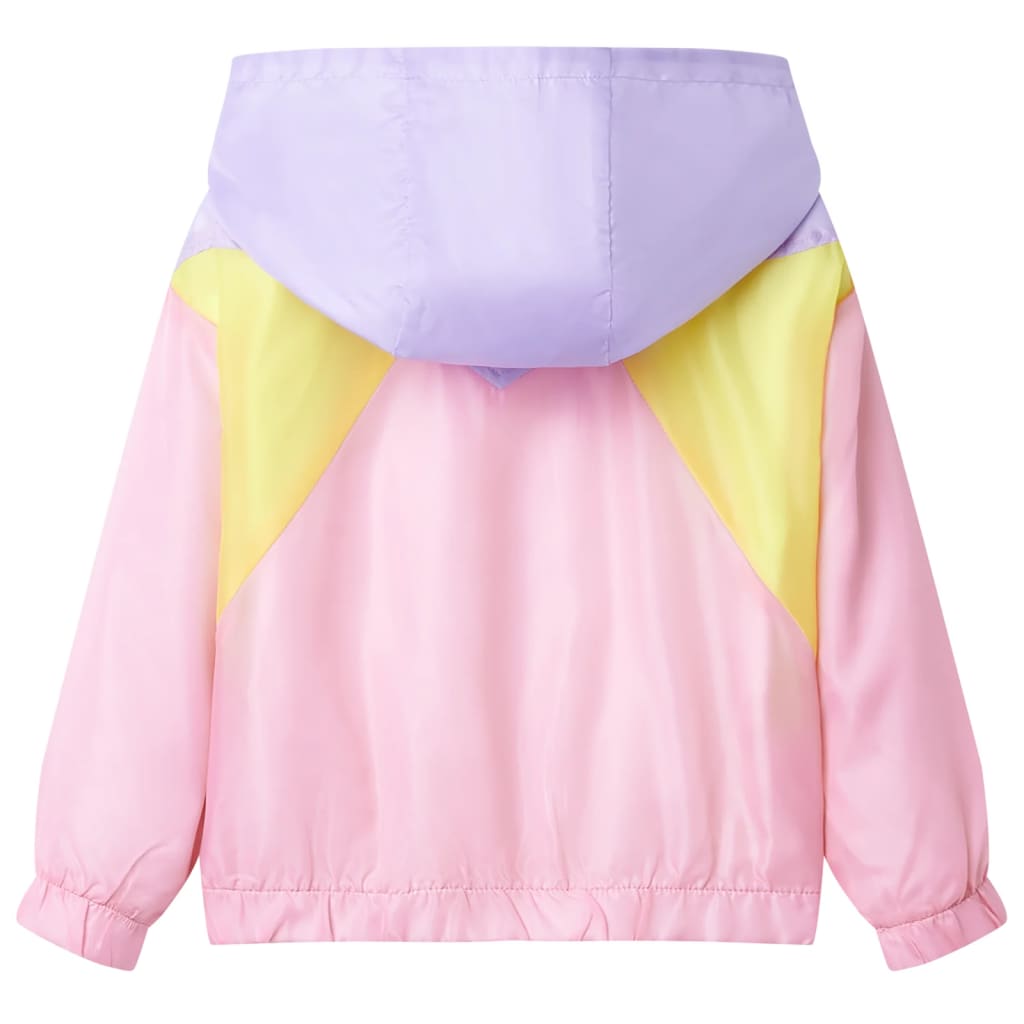 Children's jacket, with zipper and hood, multi-colored, 116