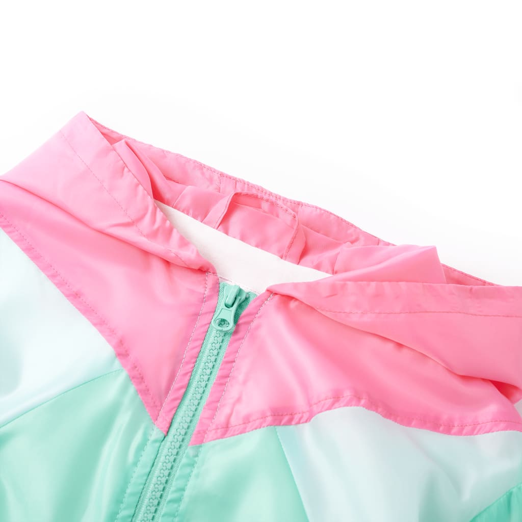 Children's jacket, with zipper and hood, multi-colored, 104