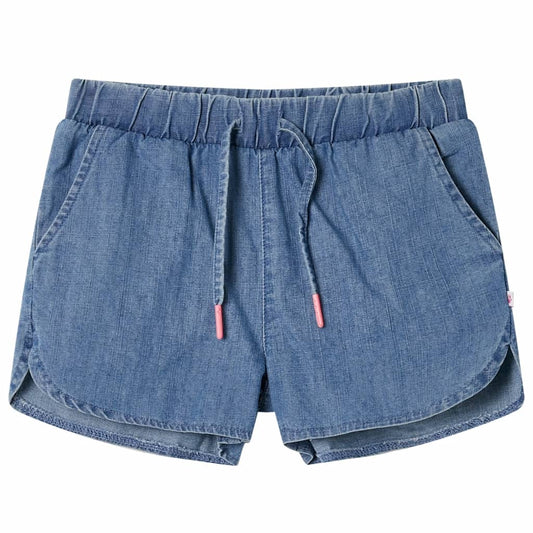 Children's shorts, denim blue, 104