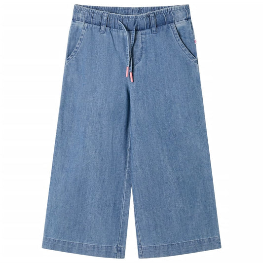 Children's trousers, denim blue, 128