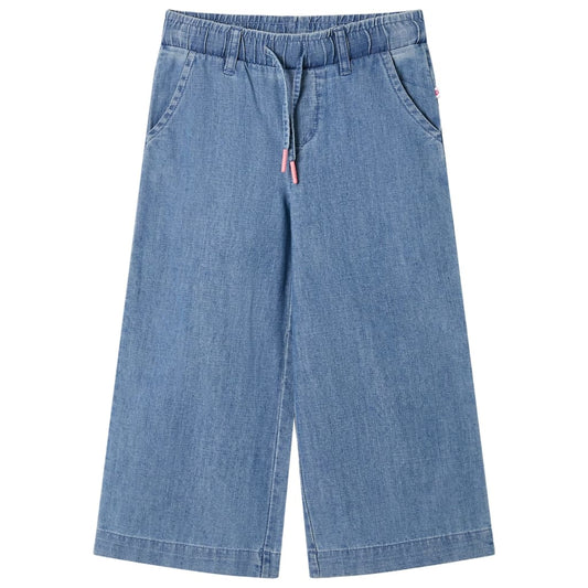 Children's trousers, denim blue, 140