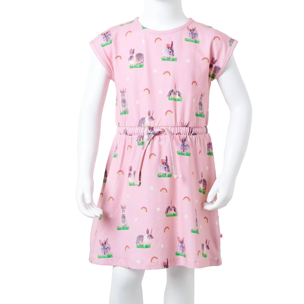 Children's dress, light pink, 104