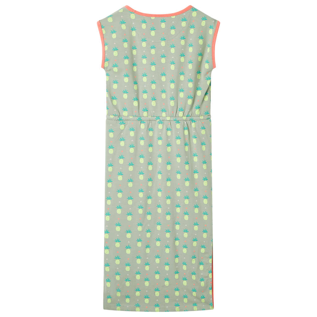 Children's dress, mint green, 92