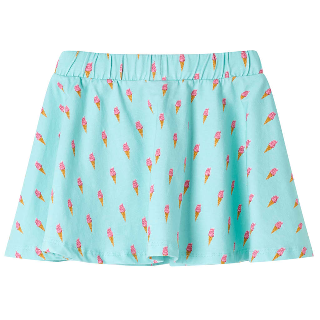 Children's skirt, light mint green, 92