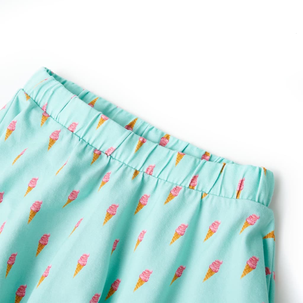 Children's skirt, light mint green, 92