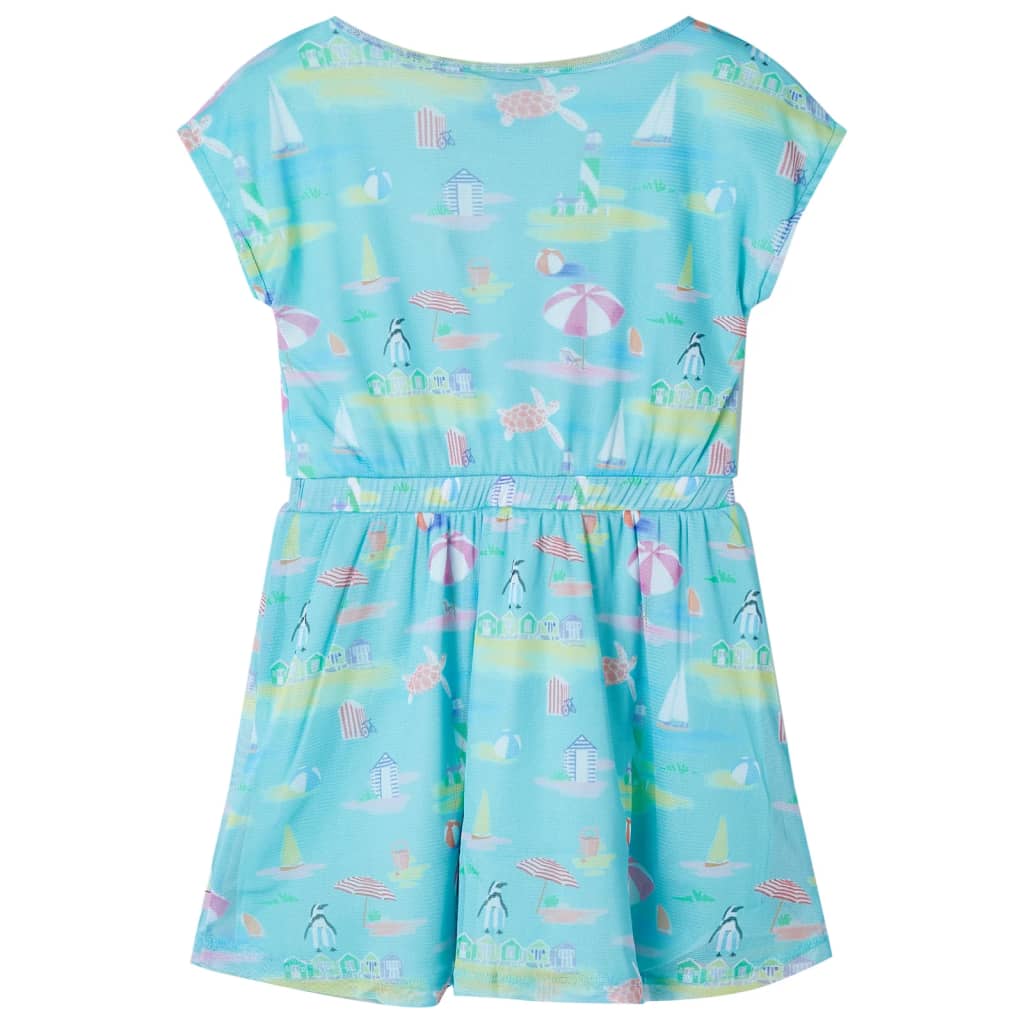 Children's dress, light blue, 128