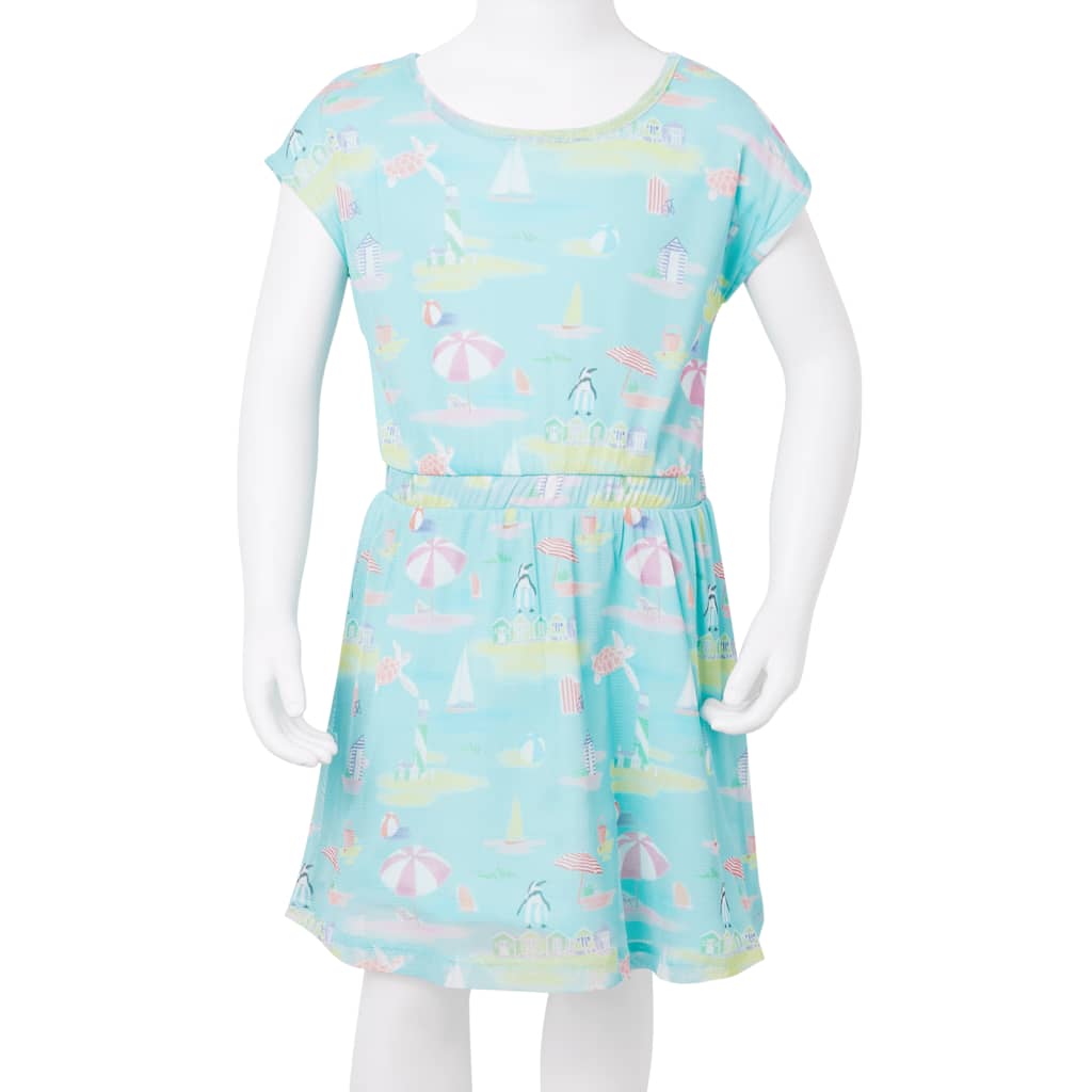 Children's dress, light blue, 128