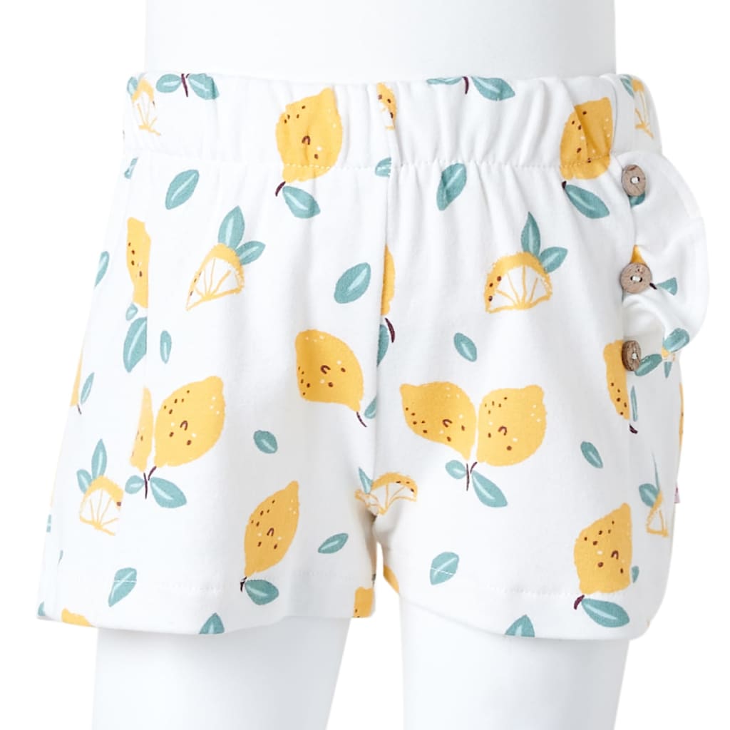 Children's shorts, ecru, 92