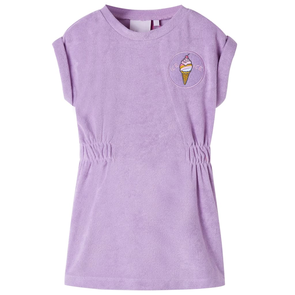 Children's dress, purple, 92