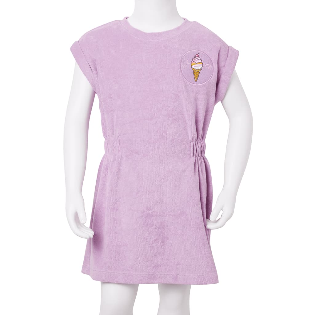 Children's dress, purple, 92