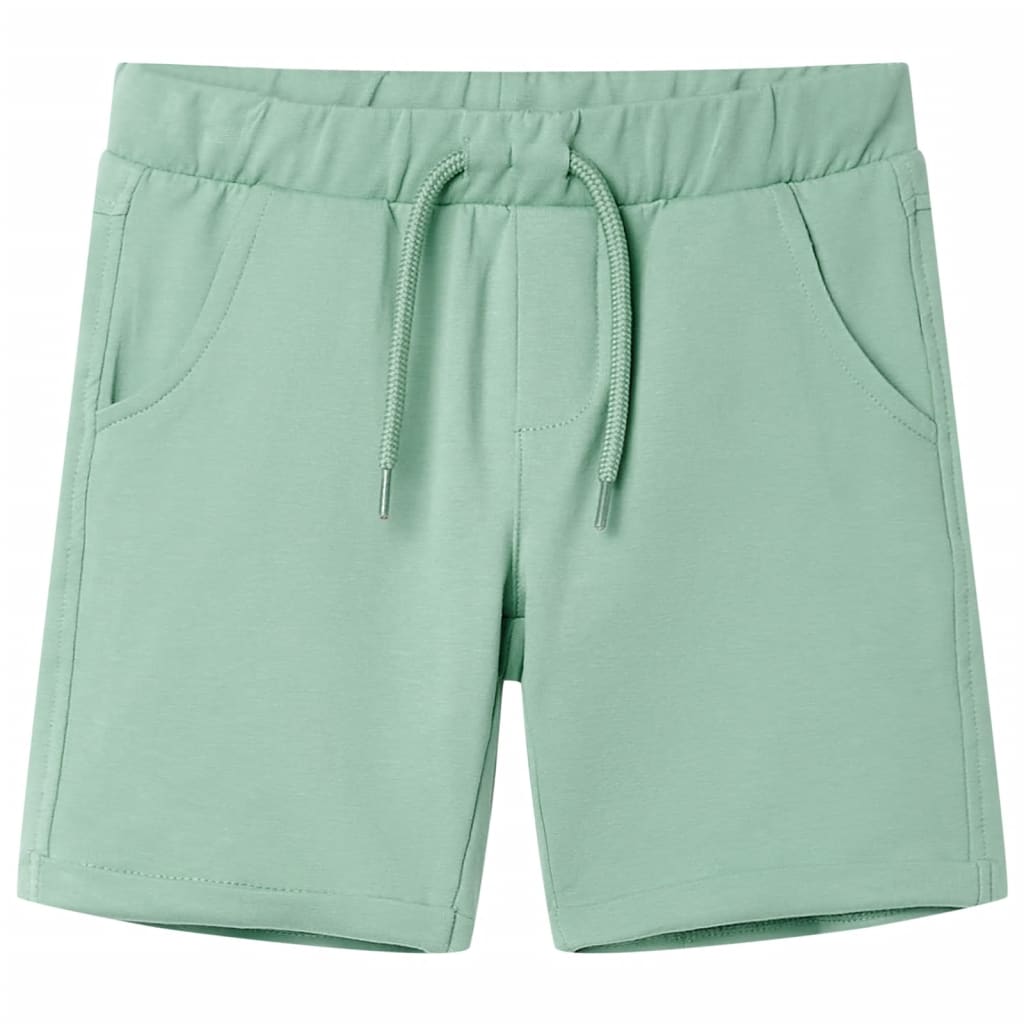 Children's shorts with drawstring, light khaki, 92