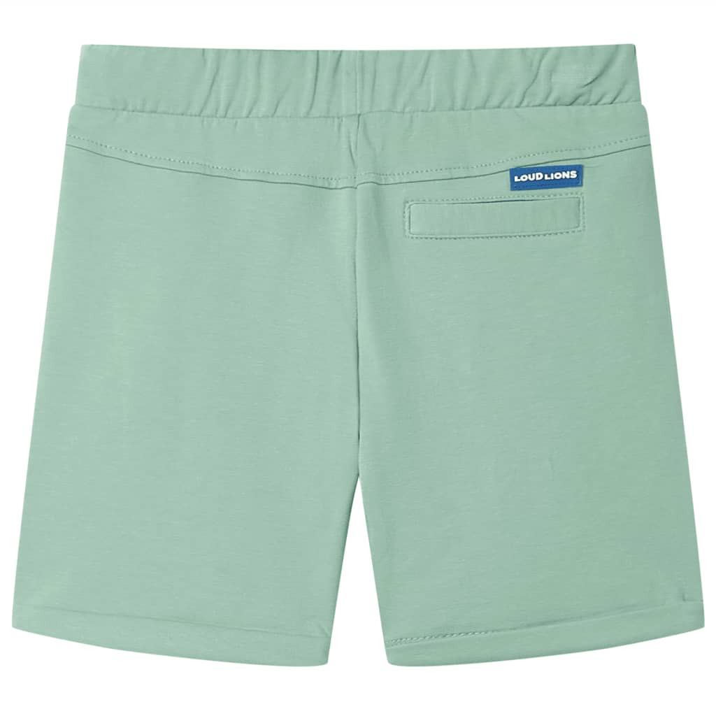 Children's shorts with drawstring, light khaki, 92