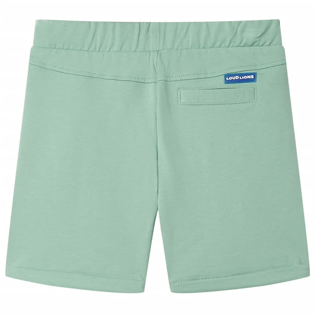 Children's shorts with drawstring, light khaki, 104