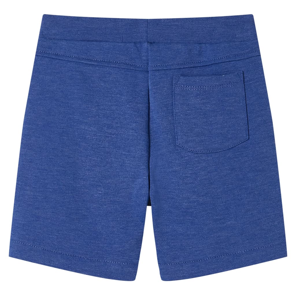 Children's shorts with drawstring, blue, 92