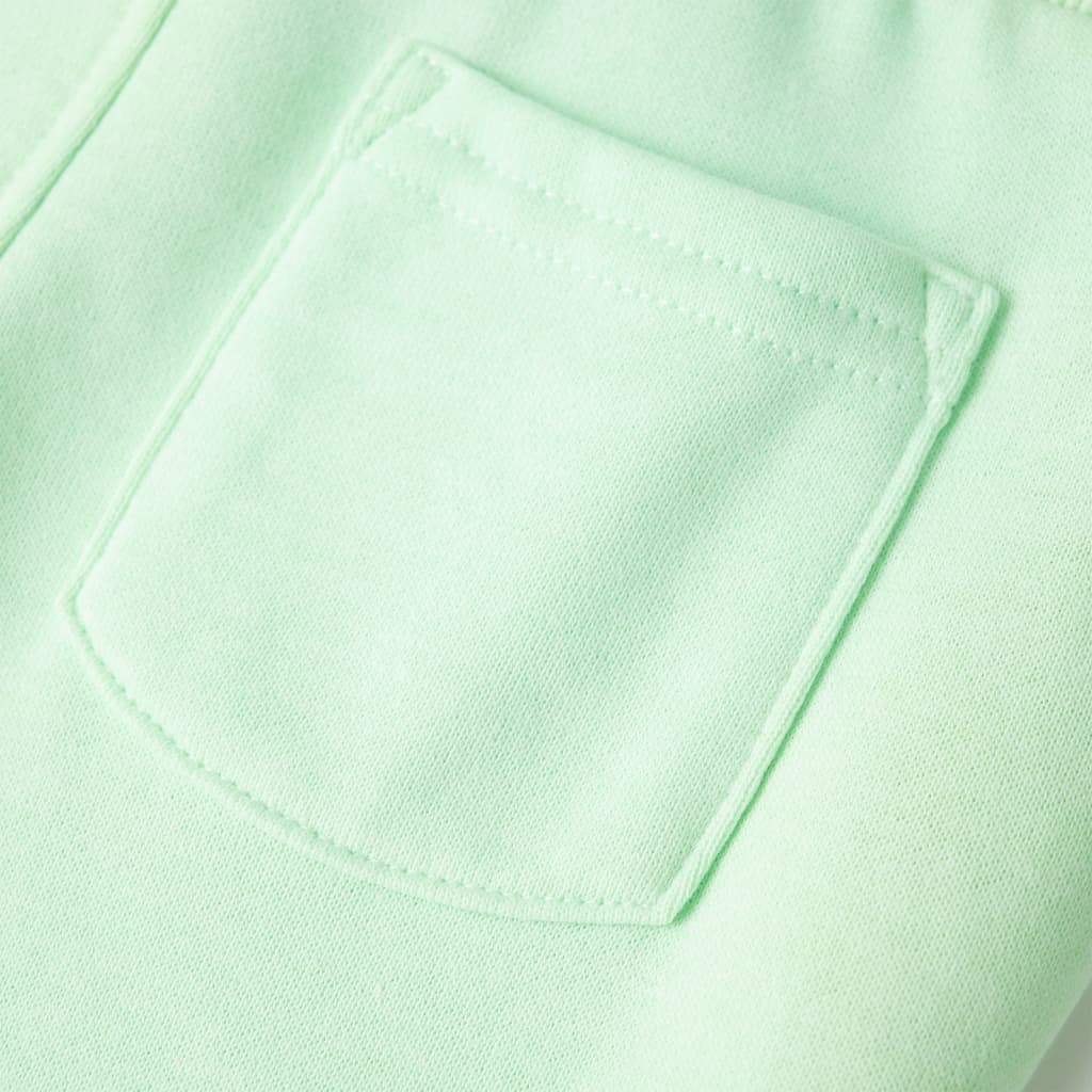 Children's sweatpants, bright green, 92