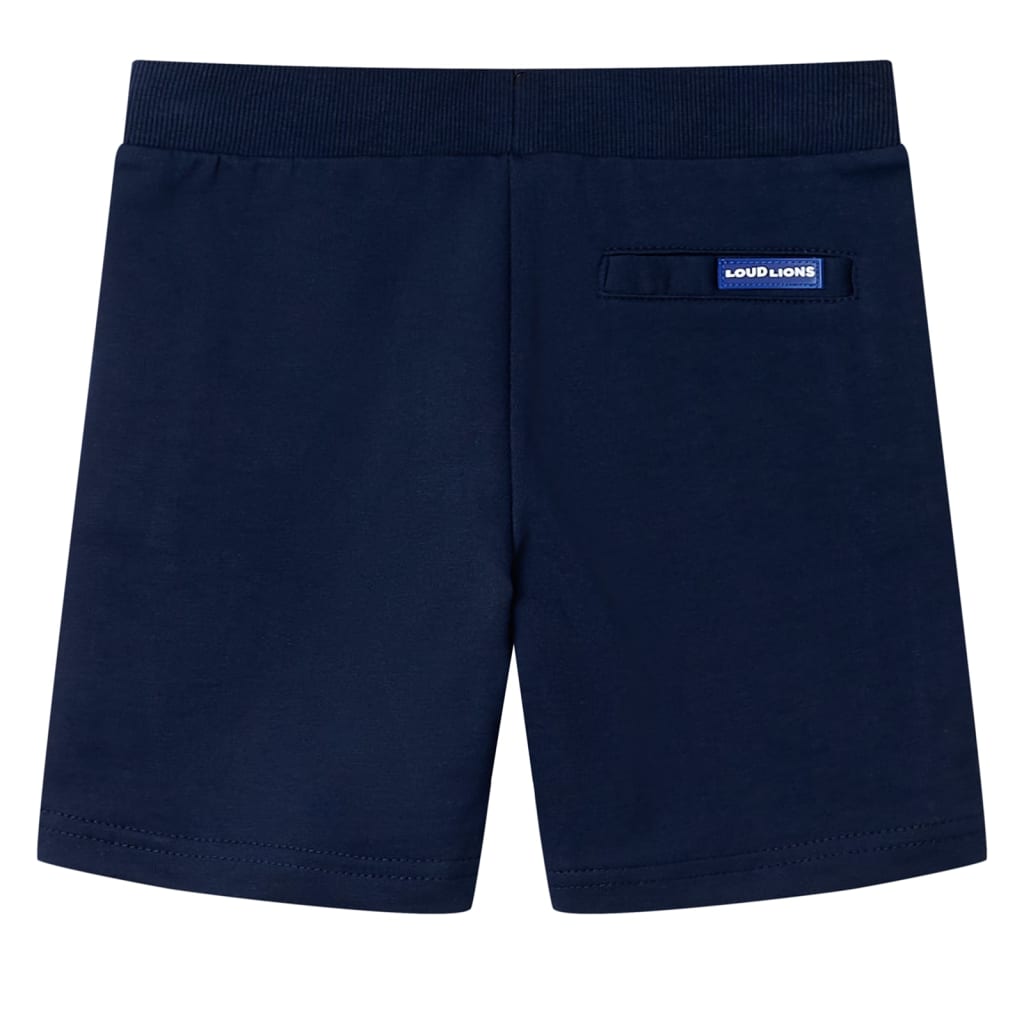 Children's shorts, navy blue, 140